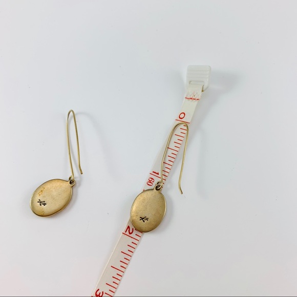 KENNETH COLE Gold And Crystal Drop Earrings - Picture 7 of 7